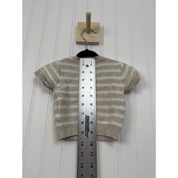 Stitch & Bean Baby Boy 2 Piece Beige Striped Knit Short Set Size 3-6 Months #162 - Picture 12 of 16